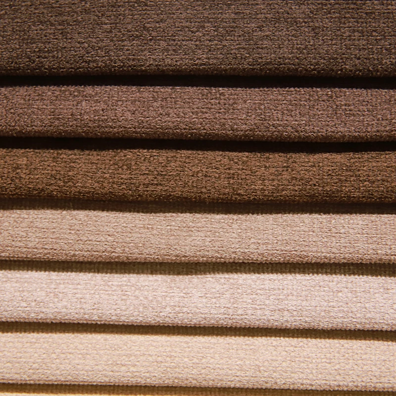 
JES Linen Look Polyester Upholstery Modern Sectional Sofa Fabric 