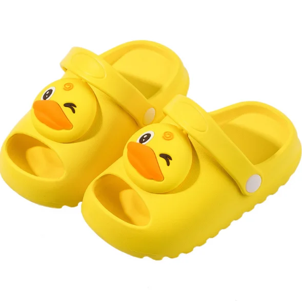 

Summer Baby Slippers Anti-slip Soft Bottom Lovely Cartoon Bathroom Anti-bump Garden Sandals