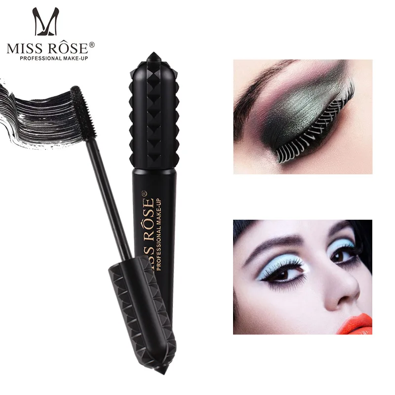 
Lash Mascara Waterproof Long Lasting Fiber for Eyelash Extension Black Thick Lengthening Mascara 