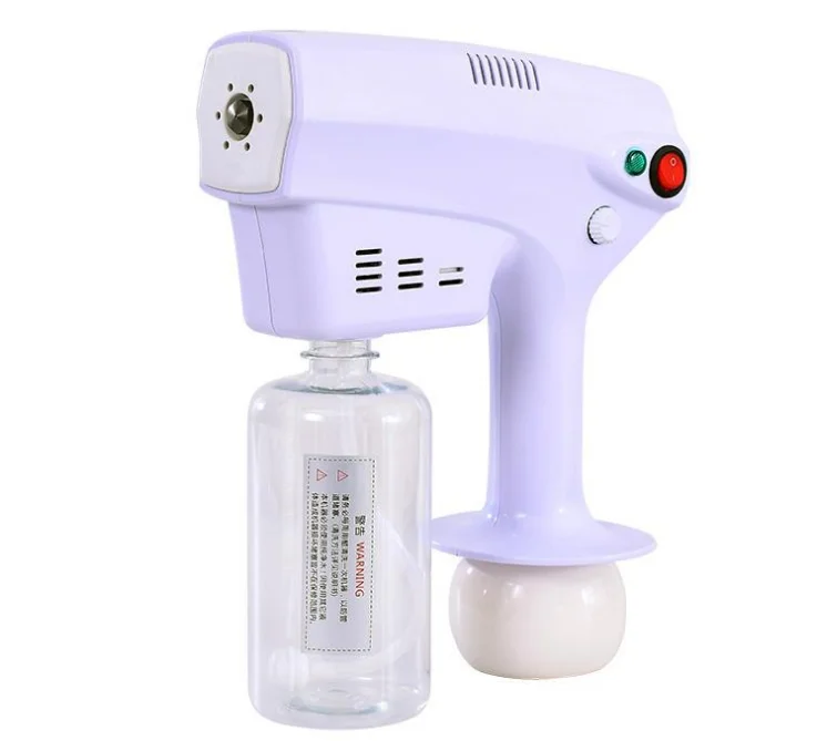 

1200W Portable Sprayer Sterilizing Fog Machine Disinfection Anion Nano Steam Spray Gun, Blue