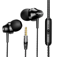 

Latest Wired In-Ear Earphone Bass with Mic for Mobile Phone