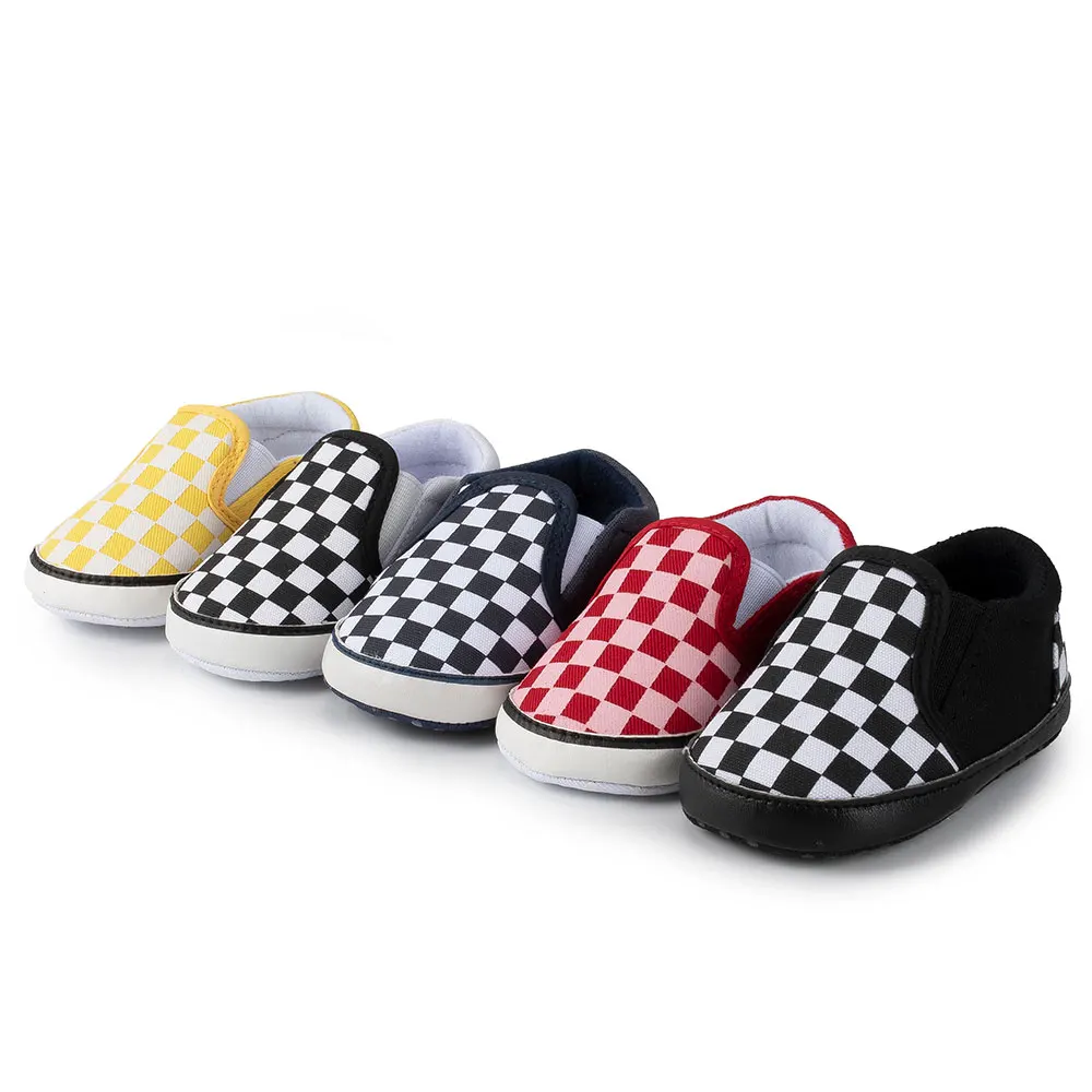 

2022 New 20+ Color Classic canvas First walker slip on loafers baby boy casual shoes, 19 colors