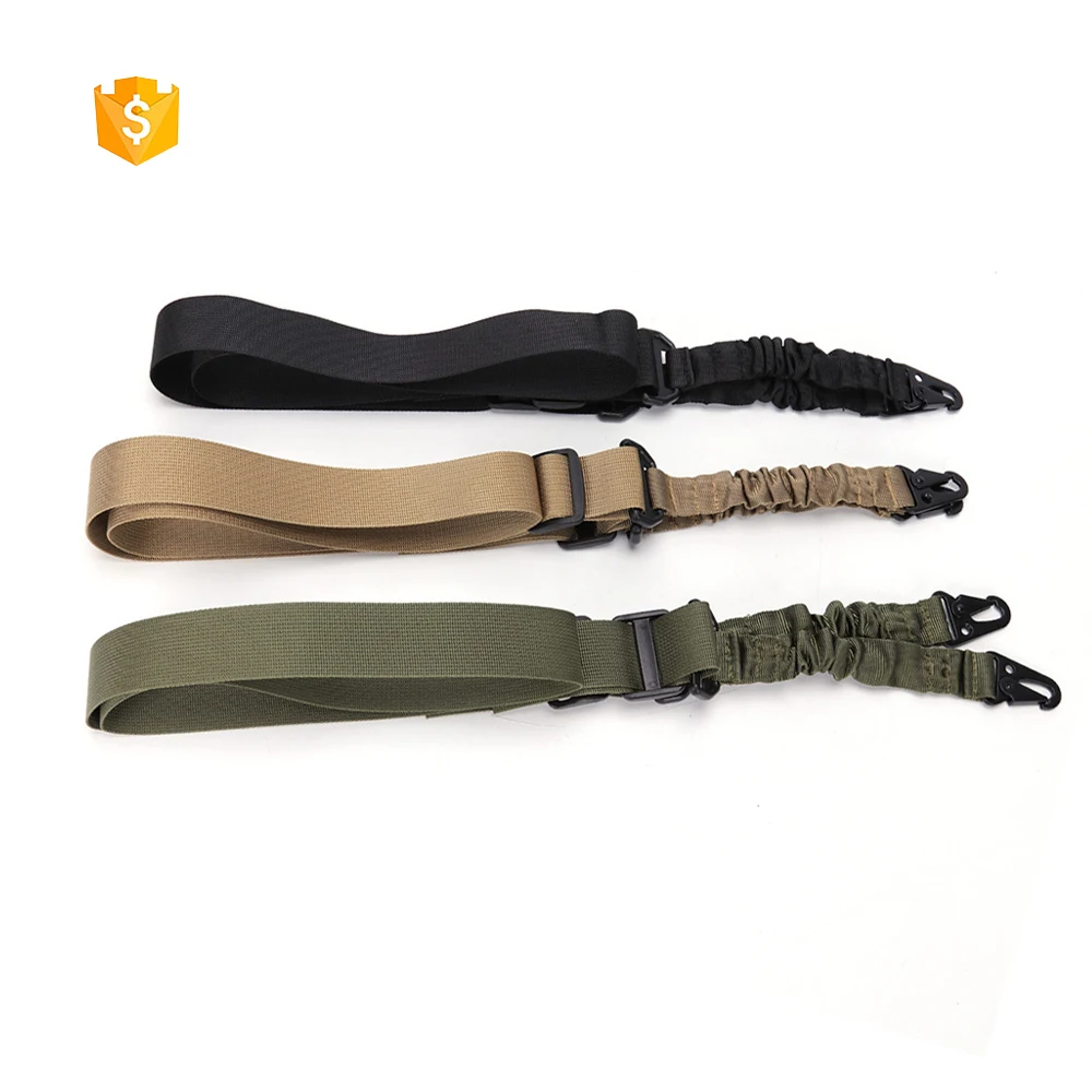

two 2 Point Weapon Tactical Gun AR15 AR Sling Airsoft Bungee Quick Release Tactical Rifle Sling Moe Gun Sling