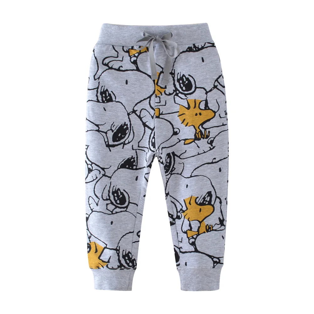 

baby boys Snoopy cartoon prints trousers 2-7 Years kids casual joggers pants, Oem