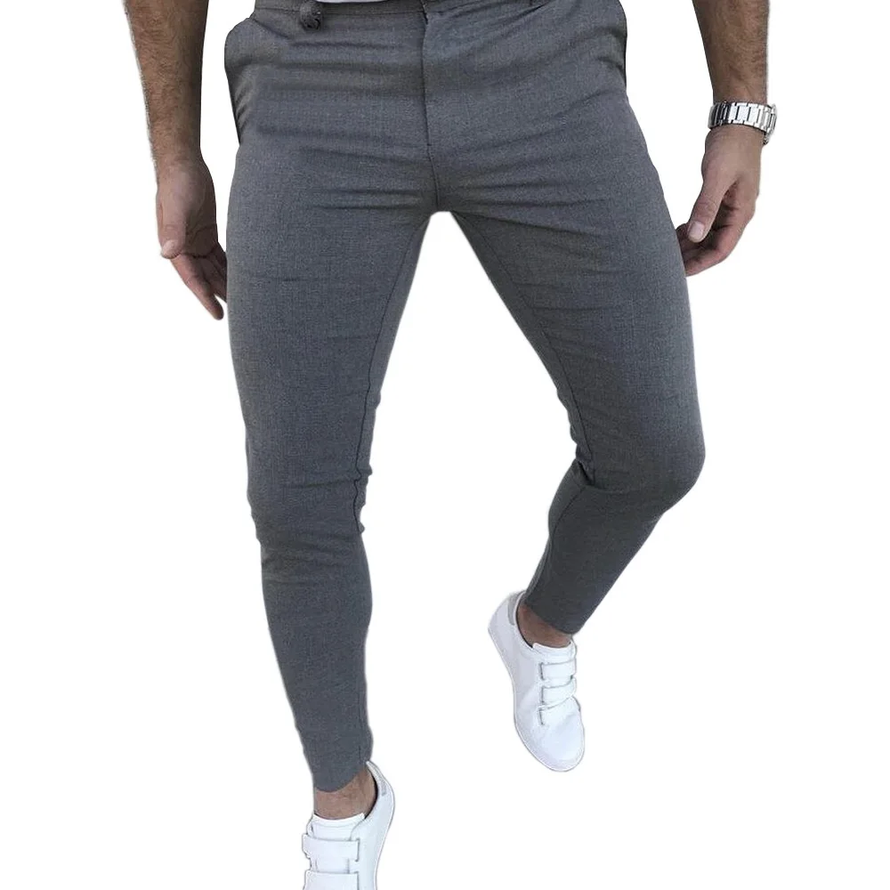 

Casual Men Casual Business Skinny Pants Super Stretch Trousers