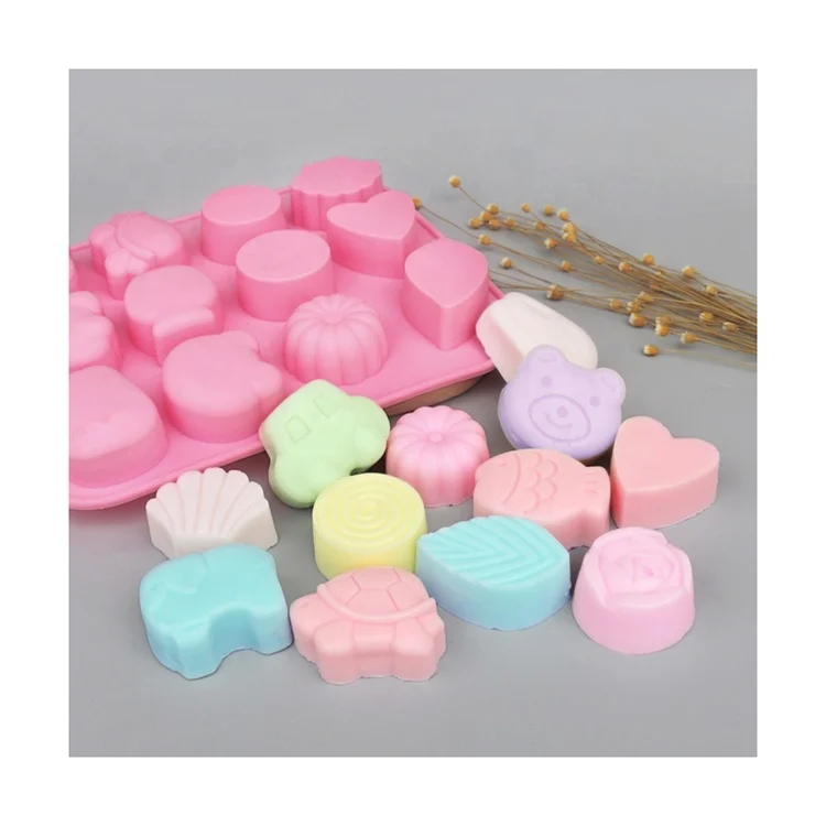 

High Quality Eco-Friendly Cute Kitchen Silicon Baking Chocolate Cake Mold, Customized colors