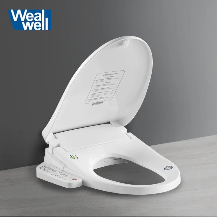

Automatic Intelligent Warm Seat Bidet Smart Toilet Seats Covers Smart Wash Open Front Round Watermark certified
