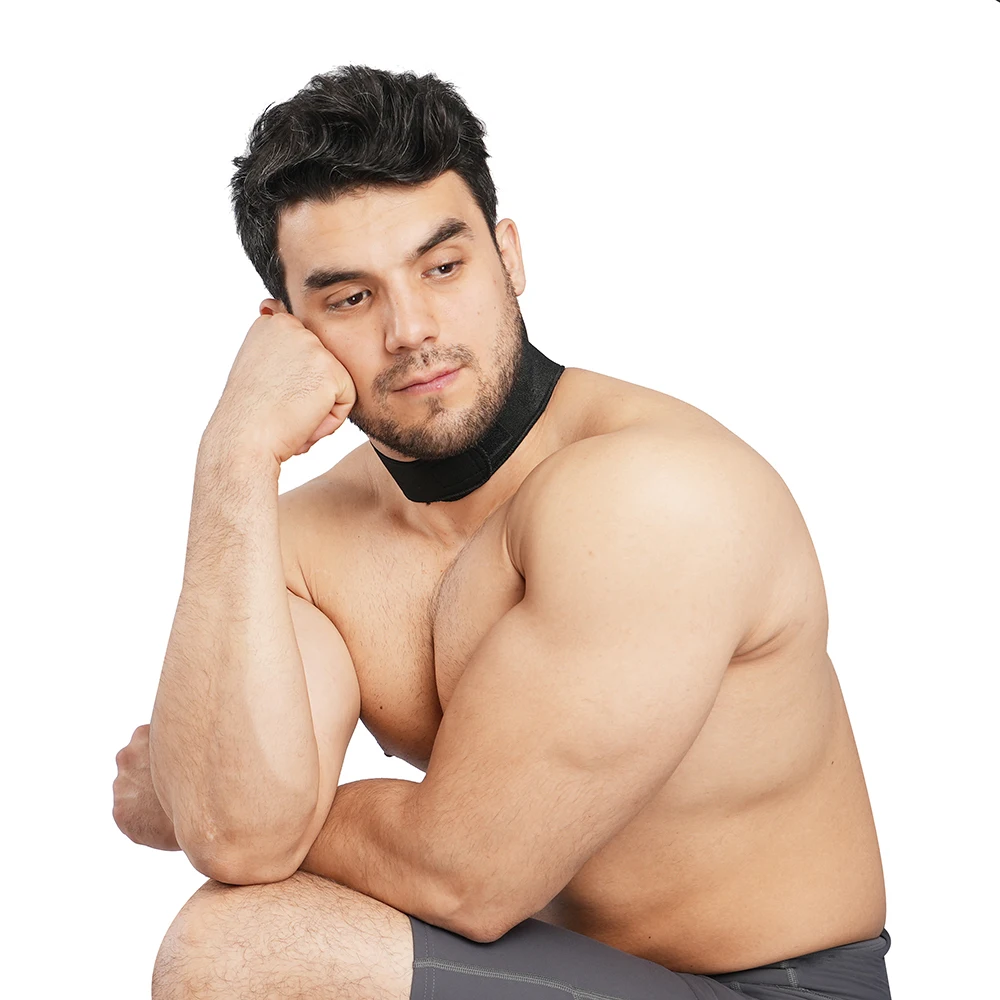 

High quality neck guard hockey motorcycle neck guard, Black