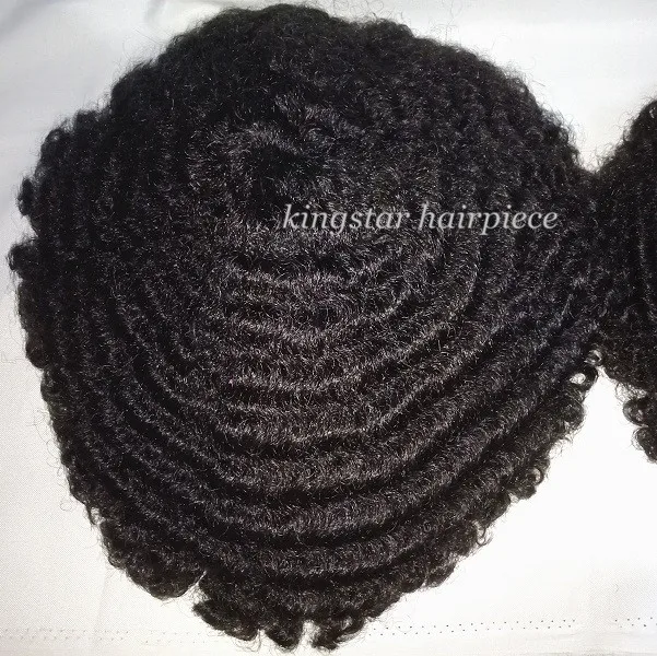 

Full Swiss Lace Base For 10mm Kinky Afro Wigs Natrual Afro Hair Toupee 10mm wave unit