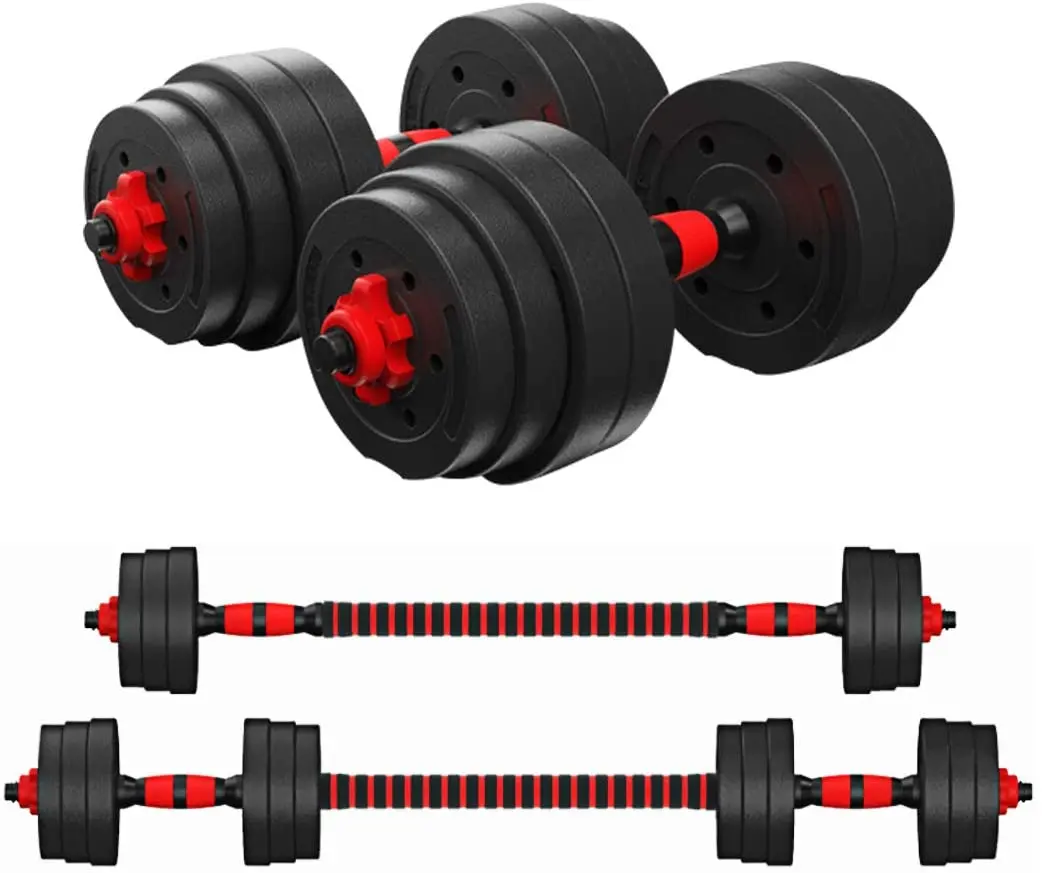 

2020 Wholesale Buy online cheap Home Power Training weights dumbbells Men Environmental protection adjustable Dumbbell Set, Red
