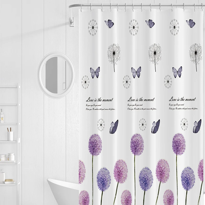 

PEVA Shower Curtain for Bathroom Decorative Long Cloth Fabric Shower Curtain Bath Decorations, Customized color