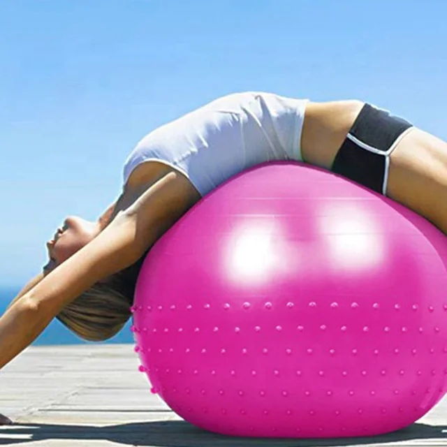 

Wholesale exercises custom yoga ball explosion-proof yoga ball, Pink, purple, blue, gray