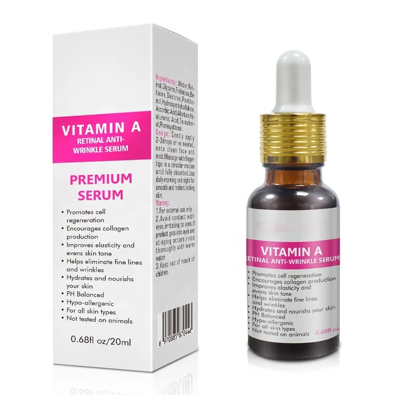 

Vitamin A Anti-Wrinkle Facial Essence Facial Essence Beauty Products Skin Management Factory Wholesale Price