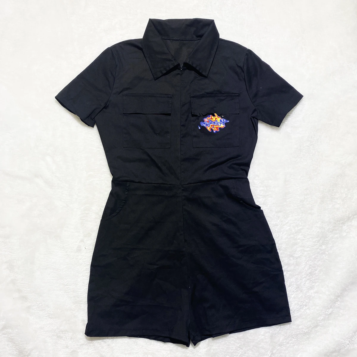 

Plus Size Short Sleeve New Summer Jumpsuits Girls Romper Summer Jumpsuit, Picture