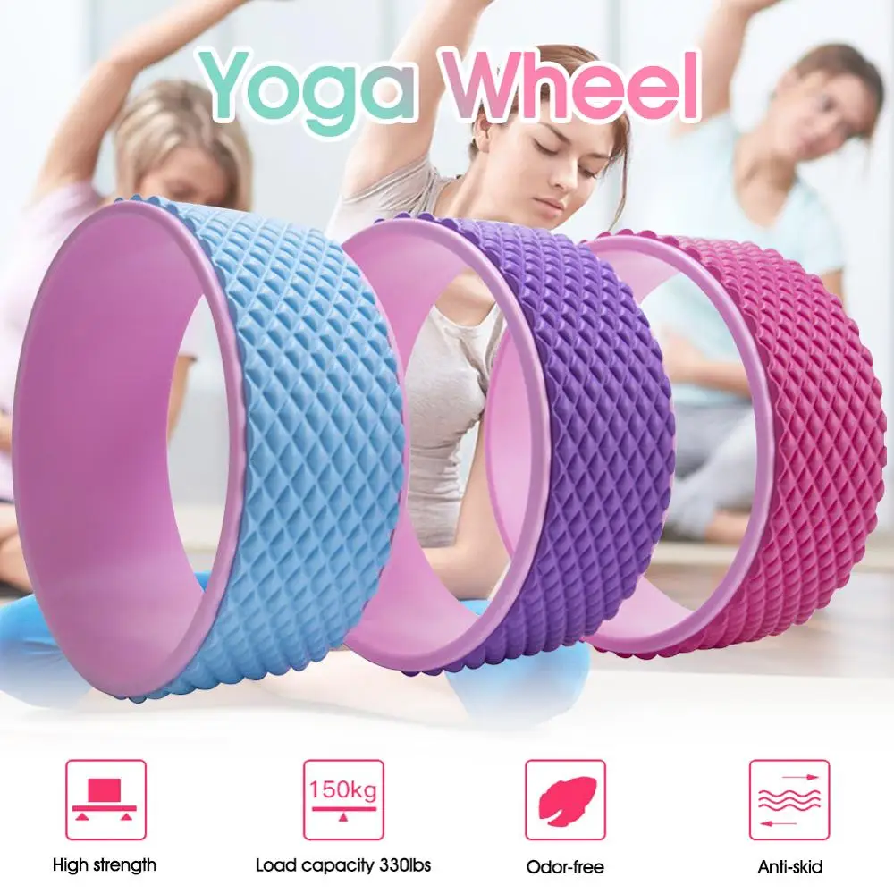 

Wheel Pilates with Buddha Lotus Professional TPE Yoga Circles Gym Workout Back Training Tool For Bodybuilding Fitness