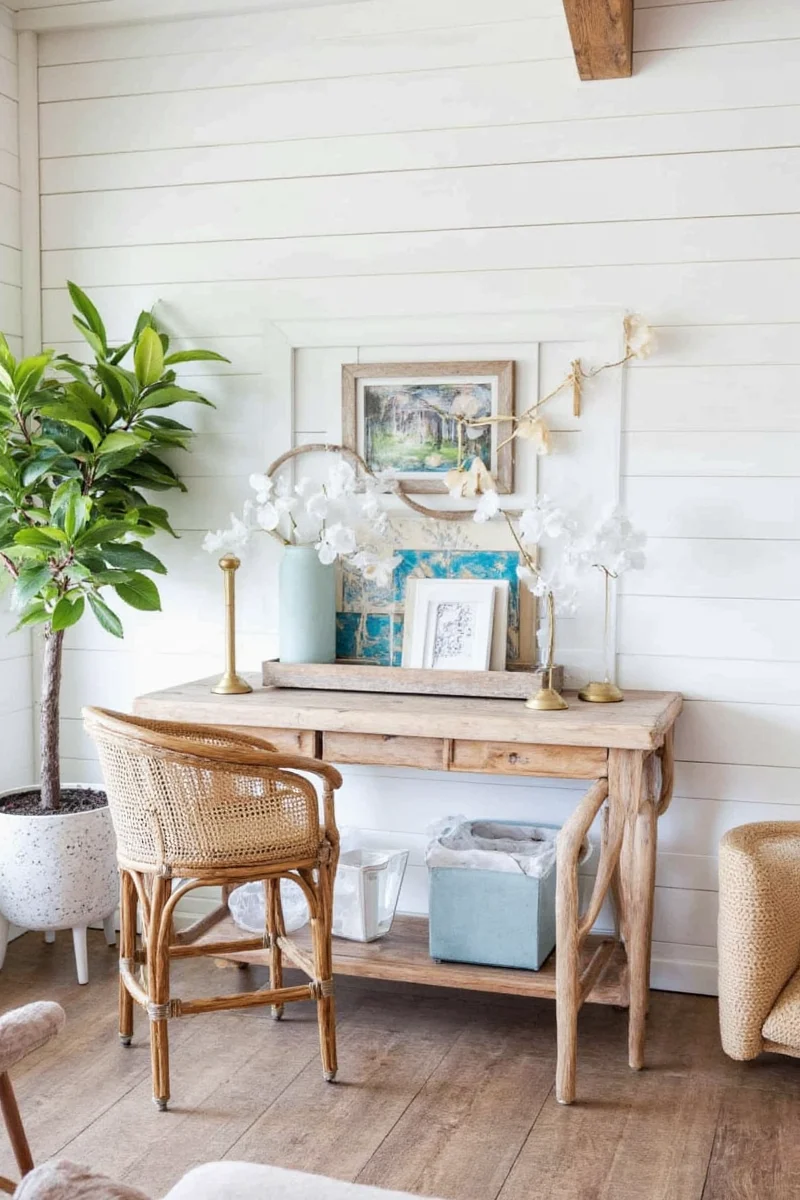 Nature-inspired color palette for a lake house