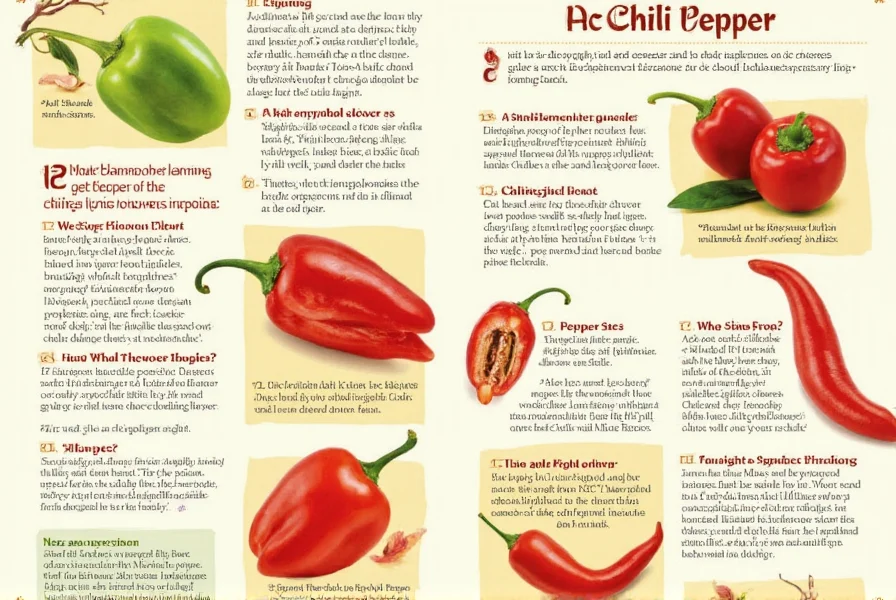 a picture perfect guide to chili peppers from heat to flavor