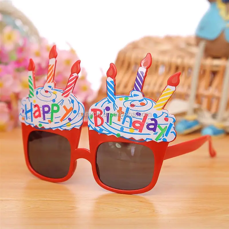 Gelukkige Verjaardag Glazen Grappige Nieuwigheid Brillen Kaars