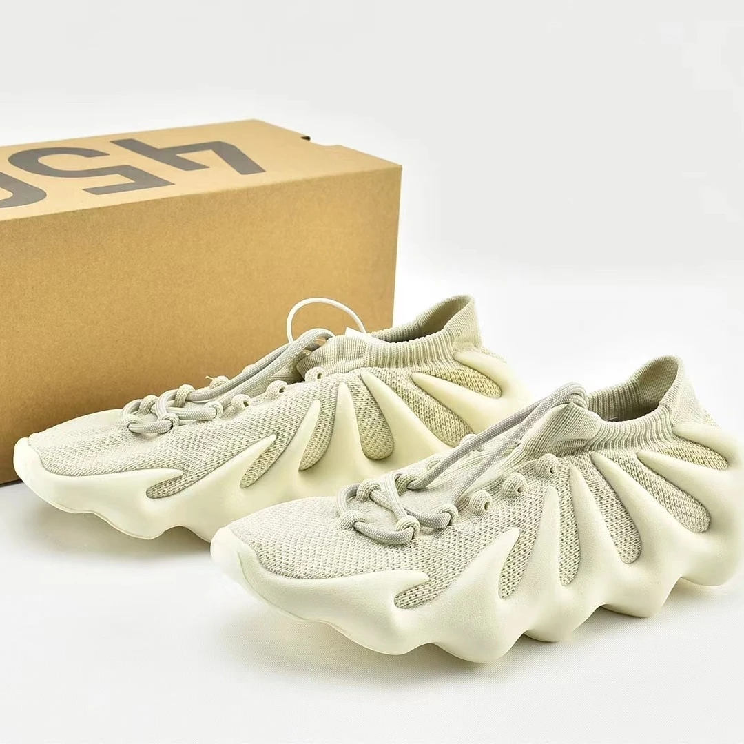 

With Boxes G5 OG Yeezy 450 Cloud White Original Best Quality Big Size EU47 Men Women Casual Ankle Shoes