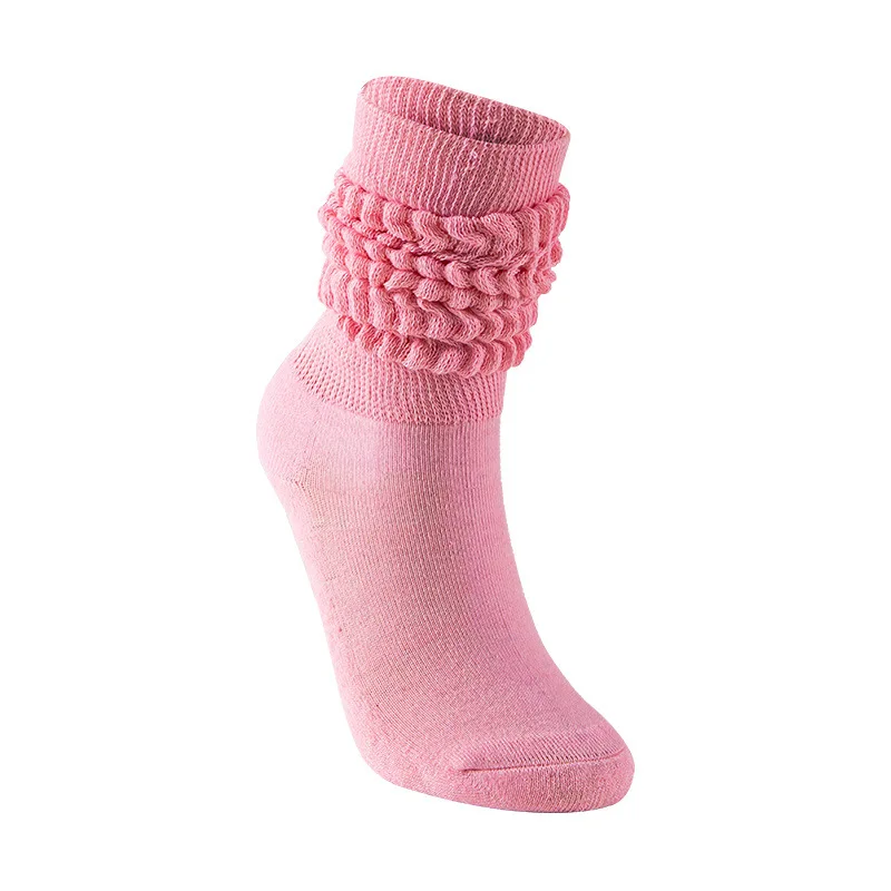 

2021 Hot Selling Women Fashion Bubble Socks Stacked Socks