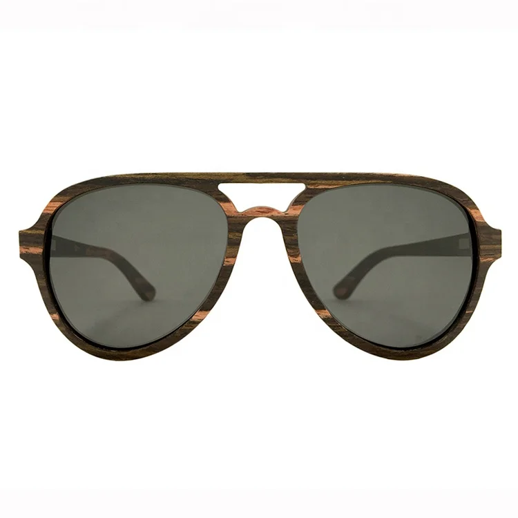 

New Arrival Men's Wood Eyewear Sunglasses with Brown Lens Floatable in Water