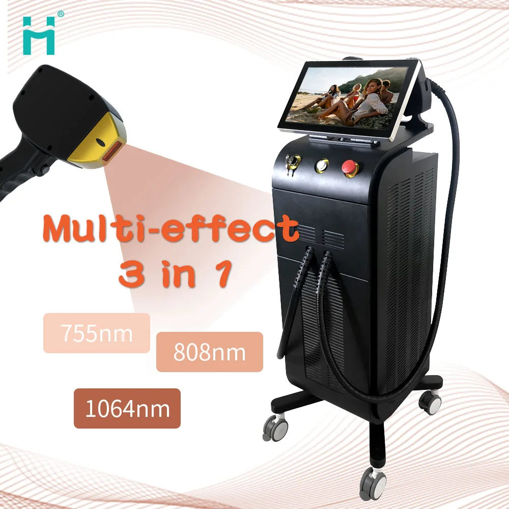 

2022 Hair Removal Alma Ice Platinum Laser 755nm 808nm 1064nm xl laser hair removal machine for sale