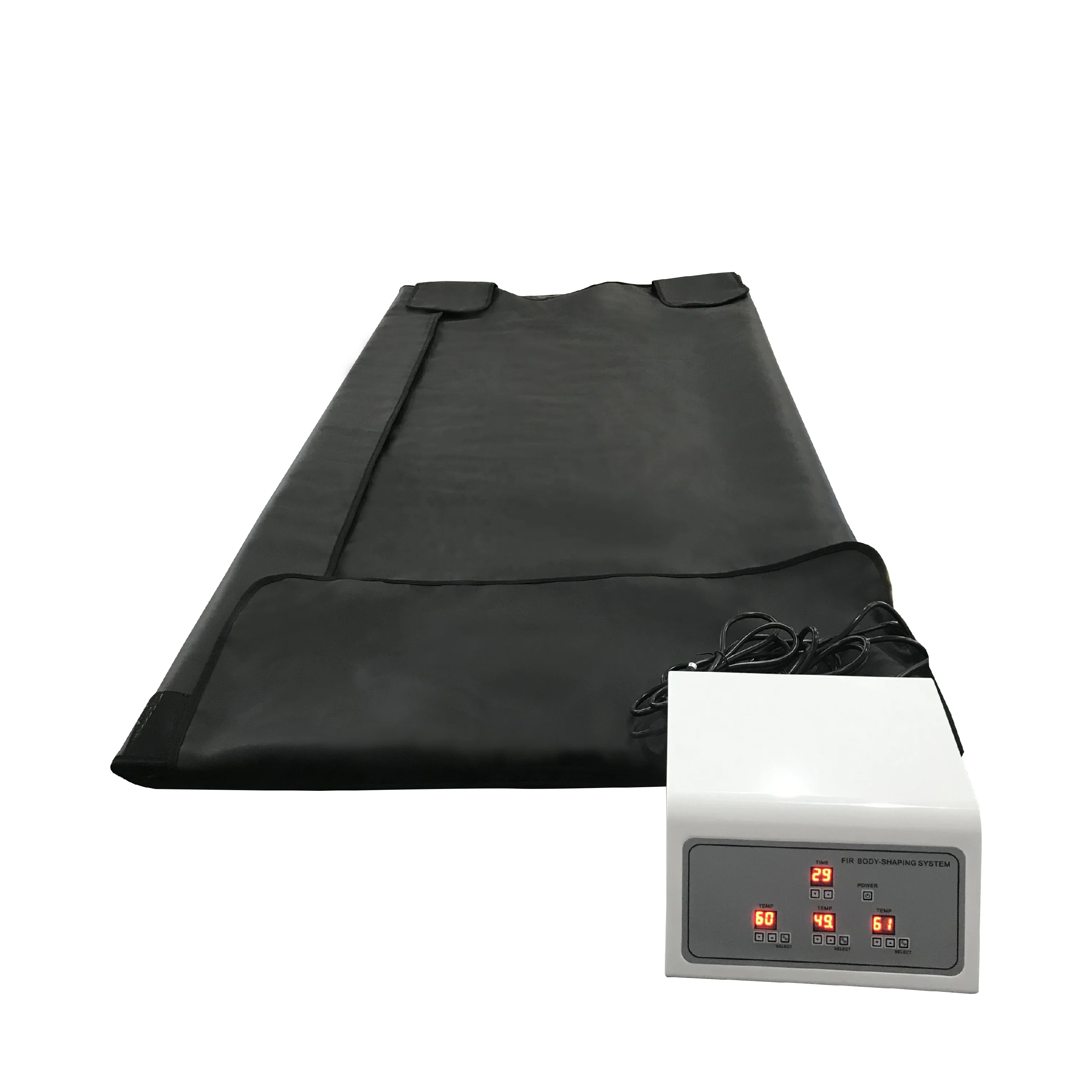 

Home Use Far Infrared 3 Zone Sauna blanket Dry Steam Weight Loss Machine Detox fir Heat Back Pain Sauna Blanket, Orange, purple, pink, silver etc (can be customized)