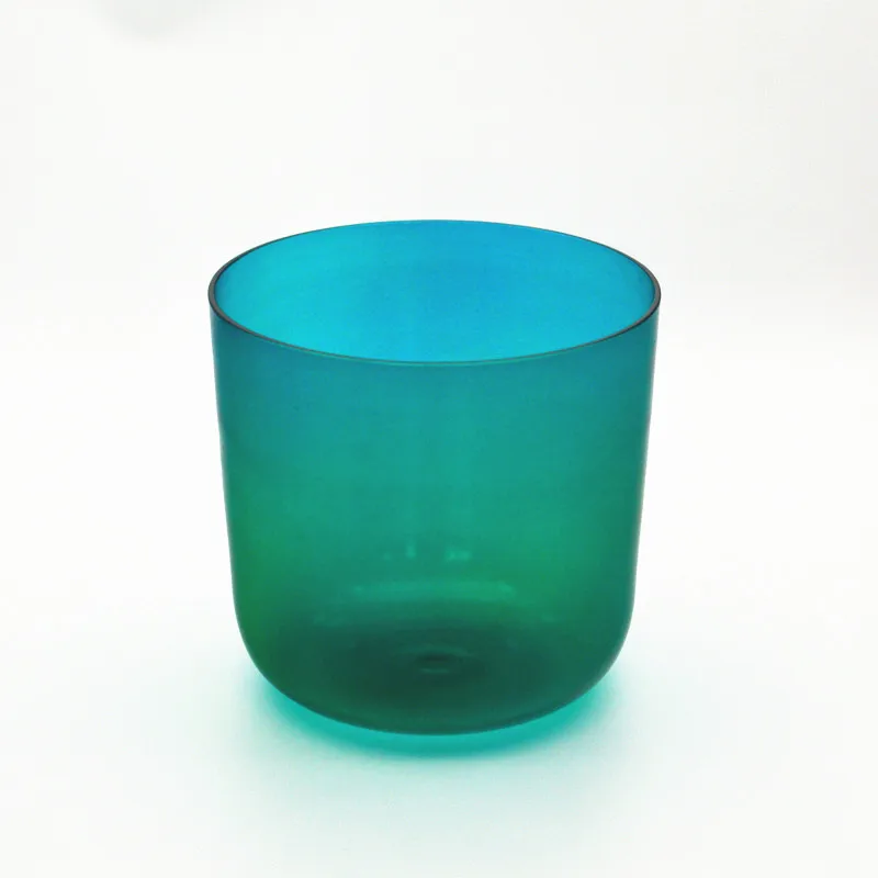
HF Chakra tone Turquoise Color Clear Crystal Singing Bowl for sound healing  (62315242156)