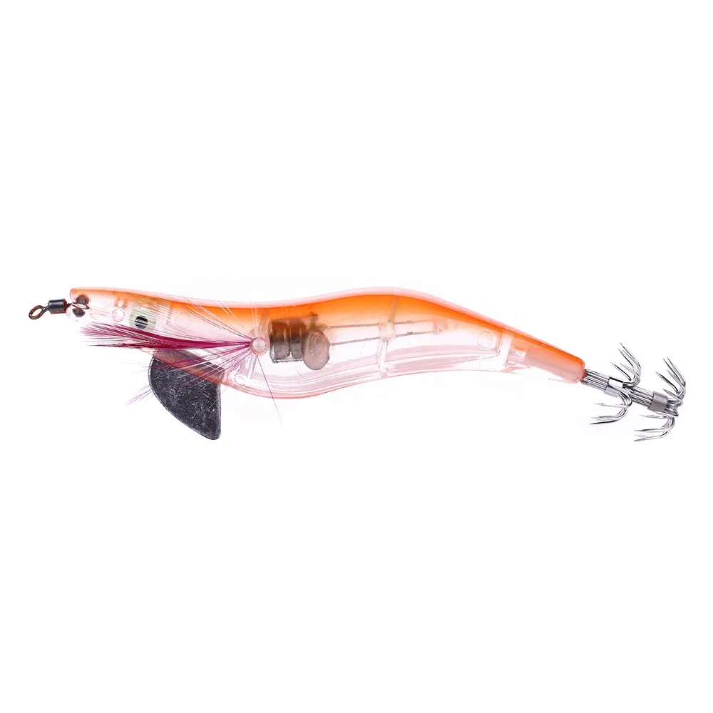 

Hengjia luminous electronic shrimp fishing lures squid jig baits 10.5cm 15g