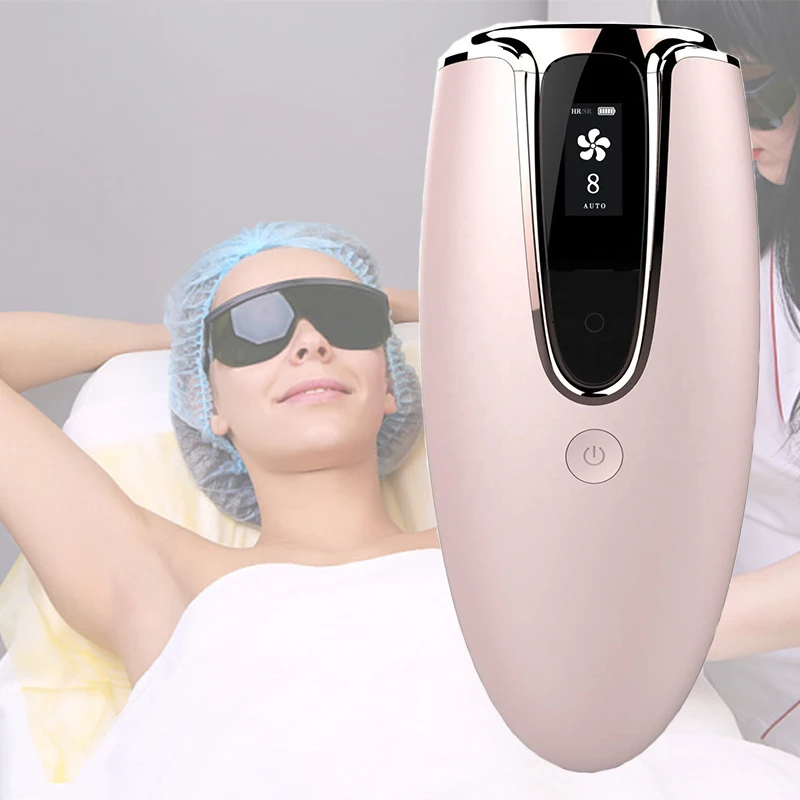 

Home Use For Women Men Whole Body permanent laser hair removal machine, White pink black