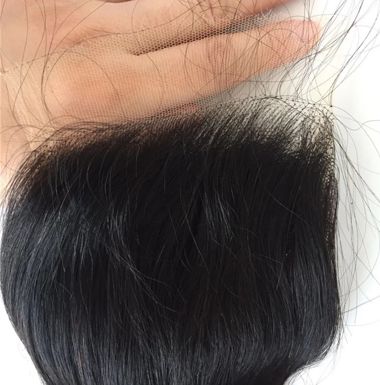 

10A transparent hd lace closure and virgin bundles wholesale, Any color is available