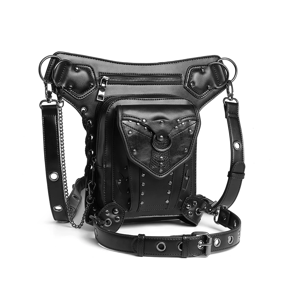 

Slanting motorcycle bag mobile phone purse pack multiback Fanny pack ladies cross body waist bags