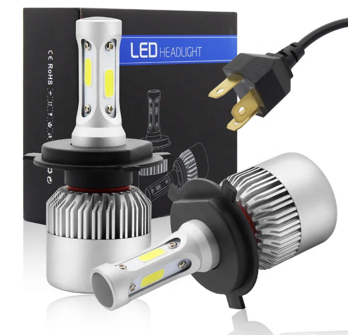 H1 car led headlight 8000lm S2 h7 360 led headlight h11