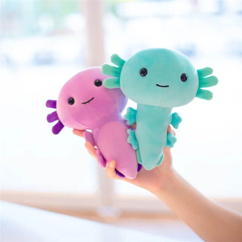 

20CM Soft Stuffed Salamander Plushies Stuffed Axolotl Doll Children Kid Gift Mexico Axolotl Plush Toy