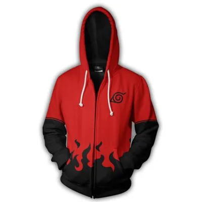 

Fashion Anime Zipper Hoodies Cosplay 3D Hoody Cool Customized Autumn Coat Hooded Sweatshirts Streetwear Casual Sweatshirts