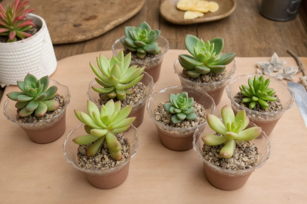 how to plant succulent cuttings