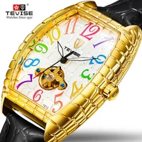 

TEVISE Fashion Casual Watches Men Automatic Mechanical Watch Waterproof Male Watch Luminous Time Display Wristwatch Gift for Men