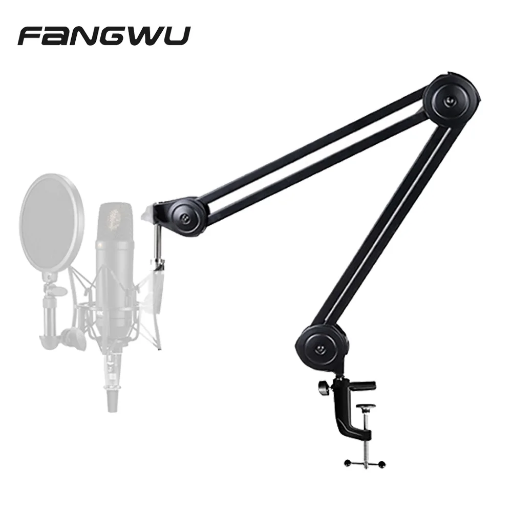 

Design Updated Flexible Desktop Microphone Stand, Black