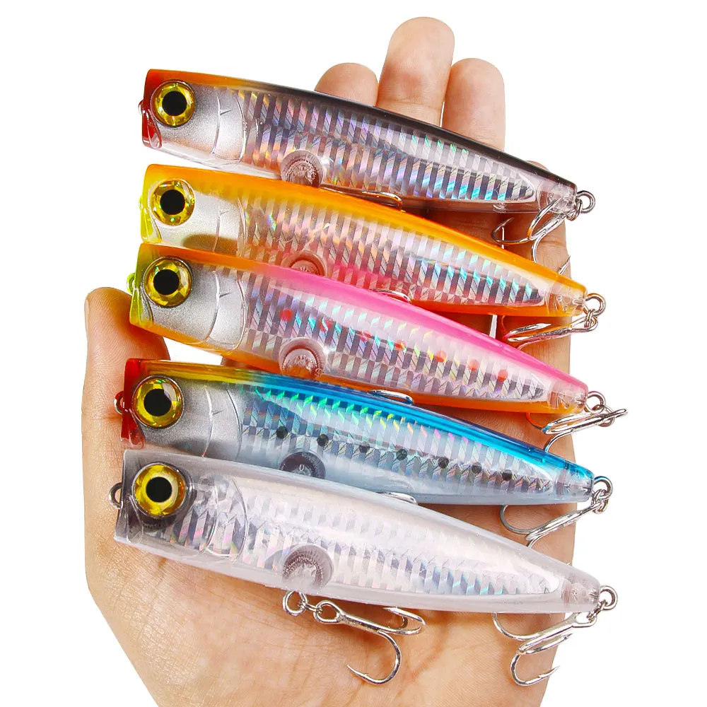 Popper Lures Fishing Sea Saltwater Pesca 11cm 23g Big Popper Lure Floating Bass Lure Bodies Artificial Baits