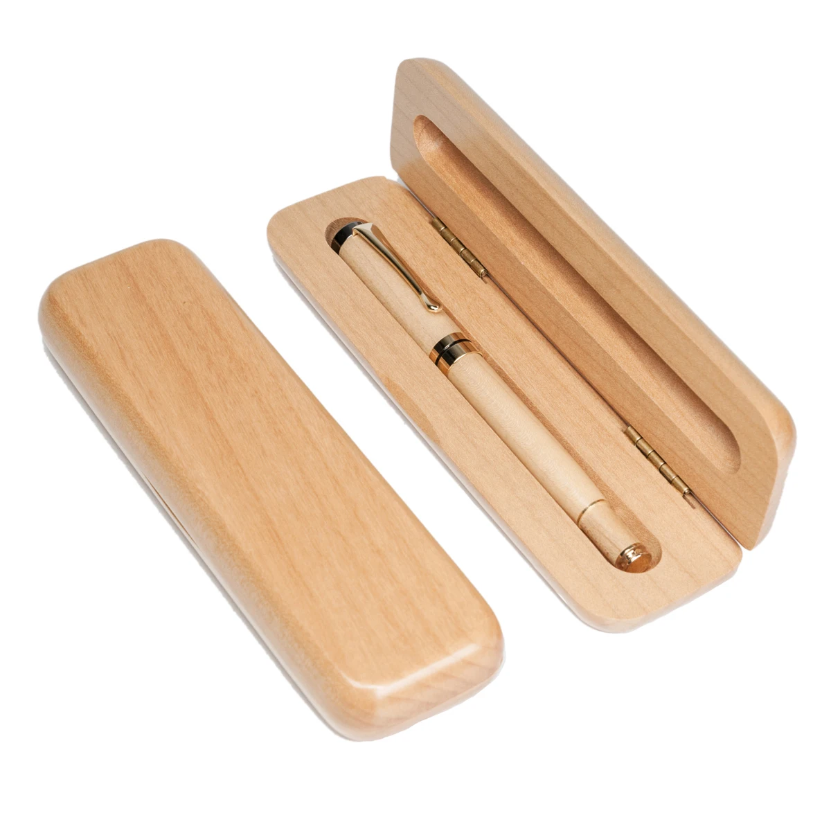 Maple Wooden Fountain Pen Case Wood Pen Box Business Gifts. Buy