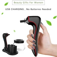 

2019 innovation woman gift electric makeup brush cleaner and dryer machine 360 rotating makeup brush sets cleaner