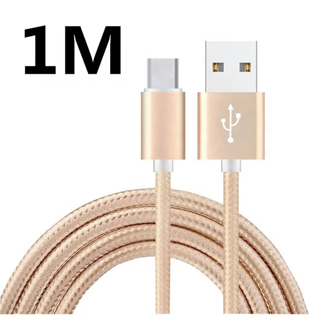 

Top quality Colorful 1M phone charging fast Nylon Braided android Usb C Charger Sync Data Type C Cable for iphone for samsung, Black, silver, grey ,red, blue, pink,gold