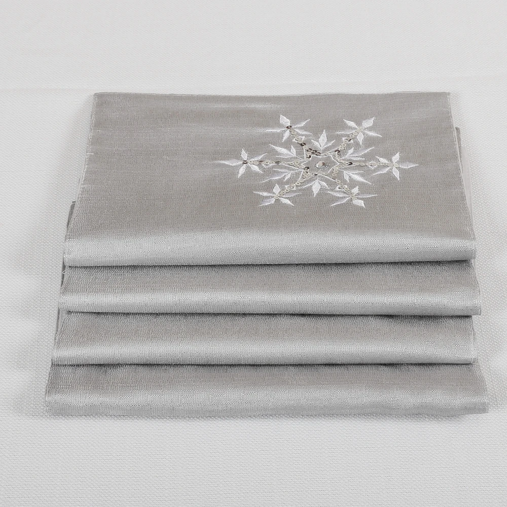 

OWENIE Christmas modern plate heat-resistant cloth marble rectangular washable placemat hotel dining table