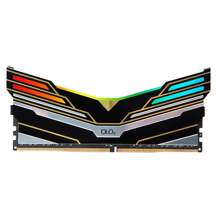 

OLOy WarHawk RGB 8gb 16gb ddr4 ram LED for rgb game DDR4 PC RAM, Black red blue