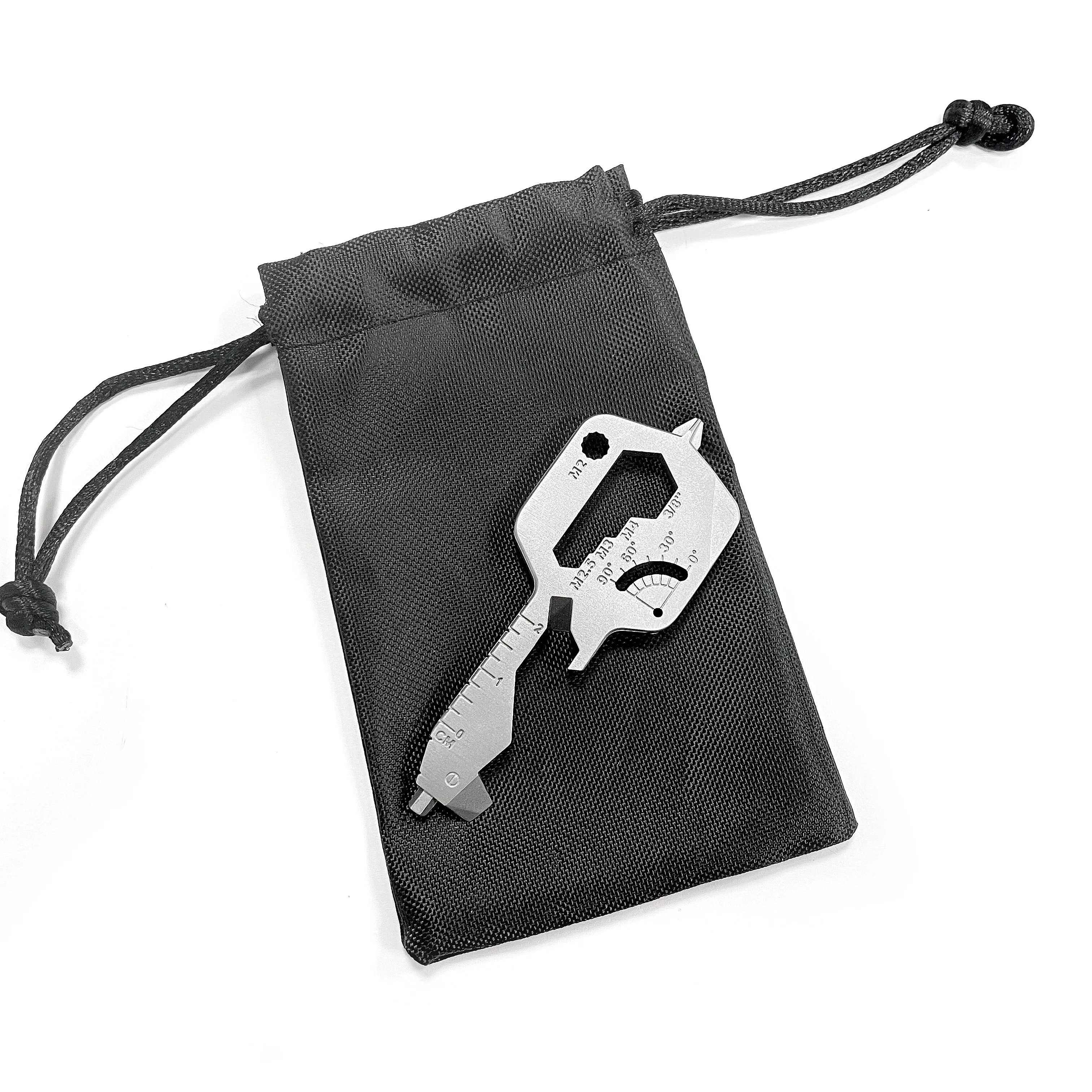 

New Design Custom Logo EDC Multi Function Stainless Steel Pocket Keychain Tool