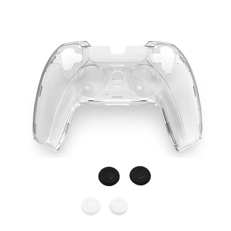 

Game handle controller case transparent protective case with button cat suitable for PS5 Joystick controller, Clear