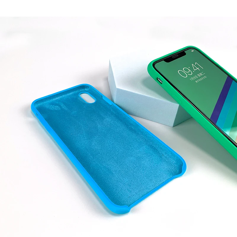 

2022 High Quality Luxury Soft Silicon Phone Case Cover For iPhone Silicon Phone Case, Oem 67 kinds of color