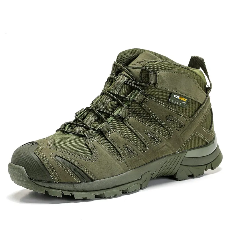 

Men's Military SWAT Combat Tactical Shock Absorption Anti-Slip Anti-Kick shoes, Black,brown,green