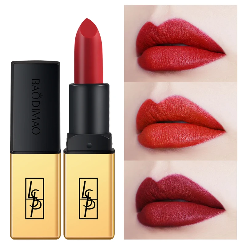 

High quality 6 color matte lipstick long lasting makeup private label lipstick mousse lipstick