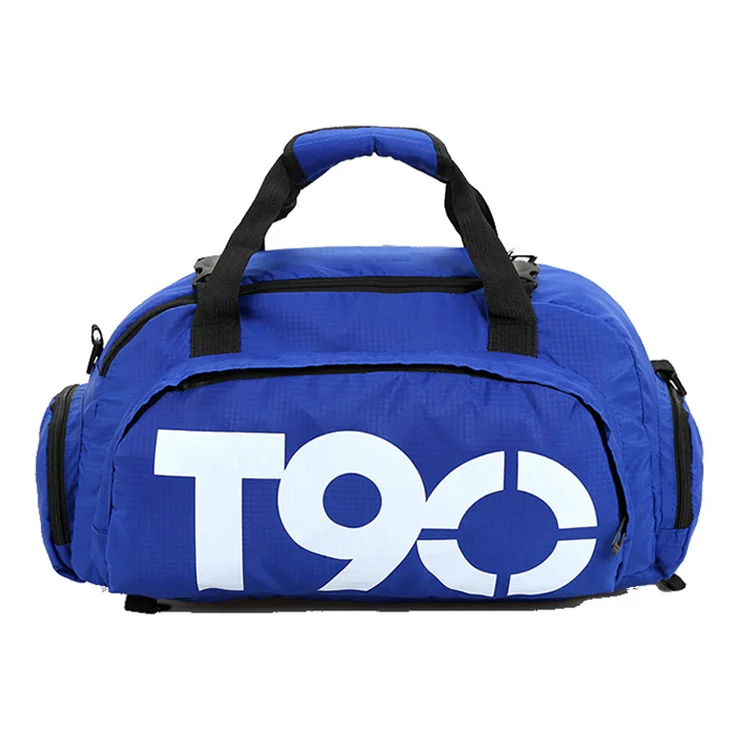 

Wholesale custom outdoor T90 duffle mens travel bags sports Fitness gym bag with shoe compartment, As per your request